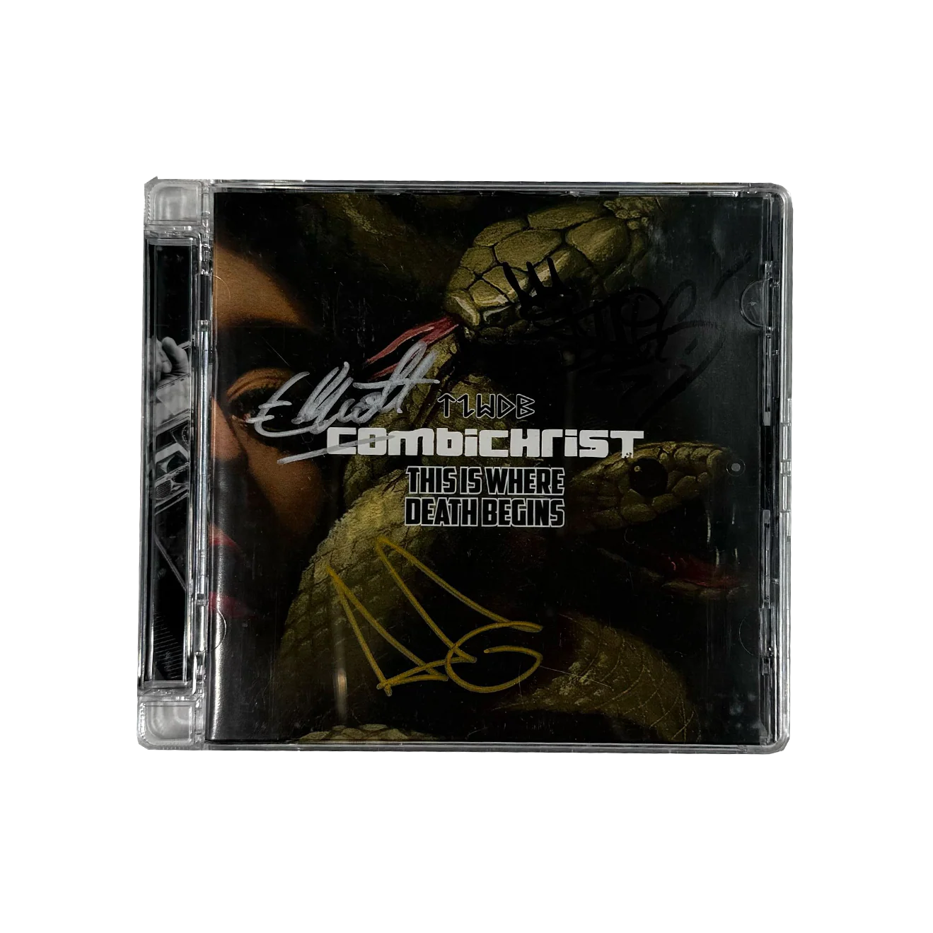 Combichrist - "This Is Where Death Begins" Signed CD