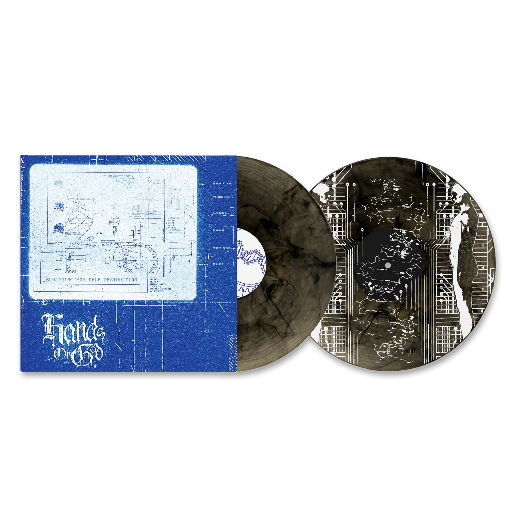 Hands Of God - "Blueprint For Self Destruction" 12"EP