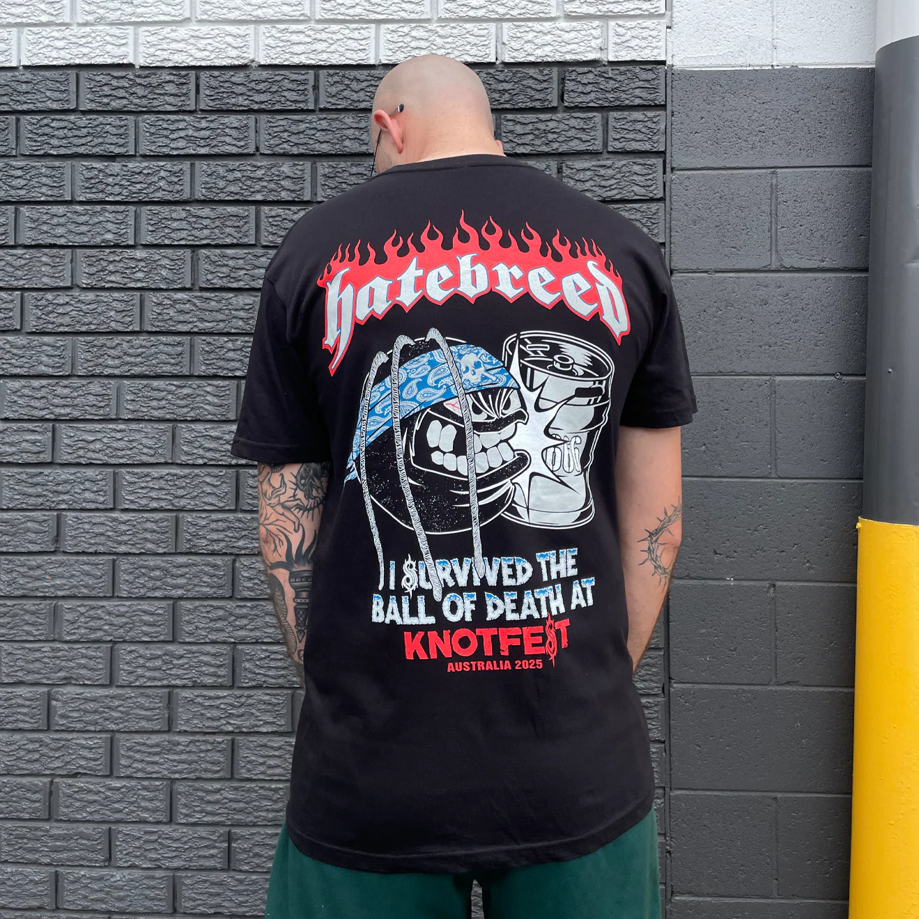 Hatebreed "Knotfest 2025" T-Shirt - Image 3
