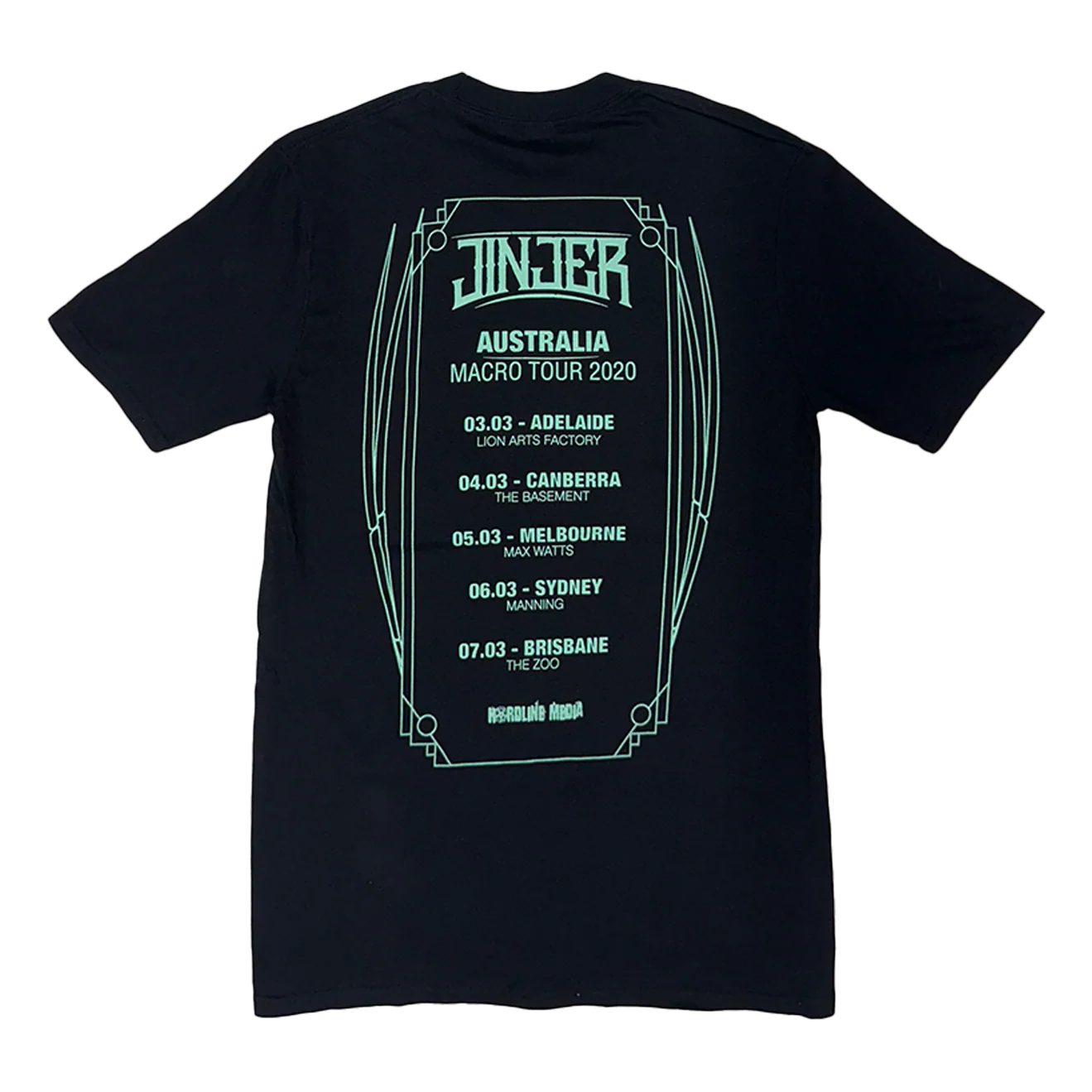 Jinjer - "Macro Aus Tour 2020" T-Shirt - Image 2