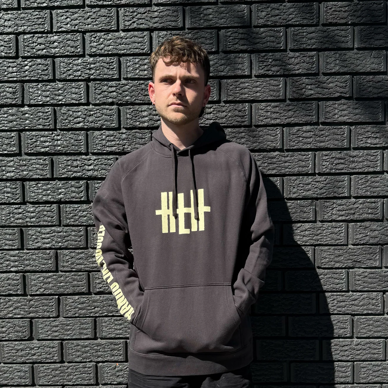 "Logo" Grey Hoodie - Image 2