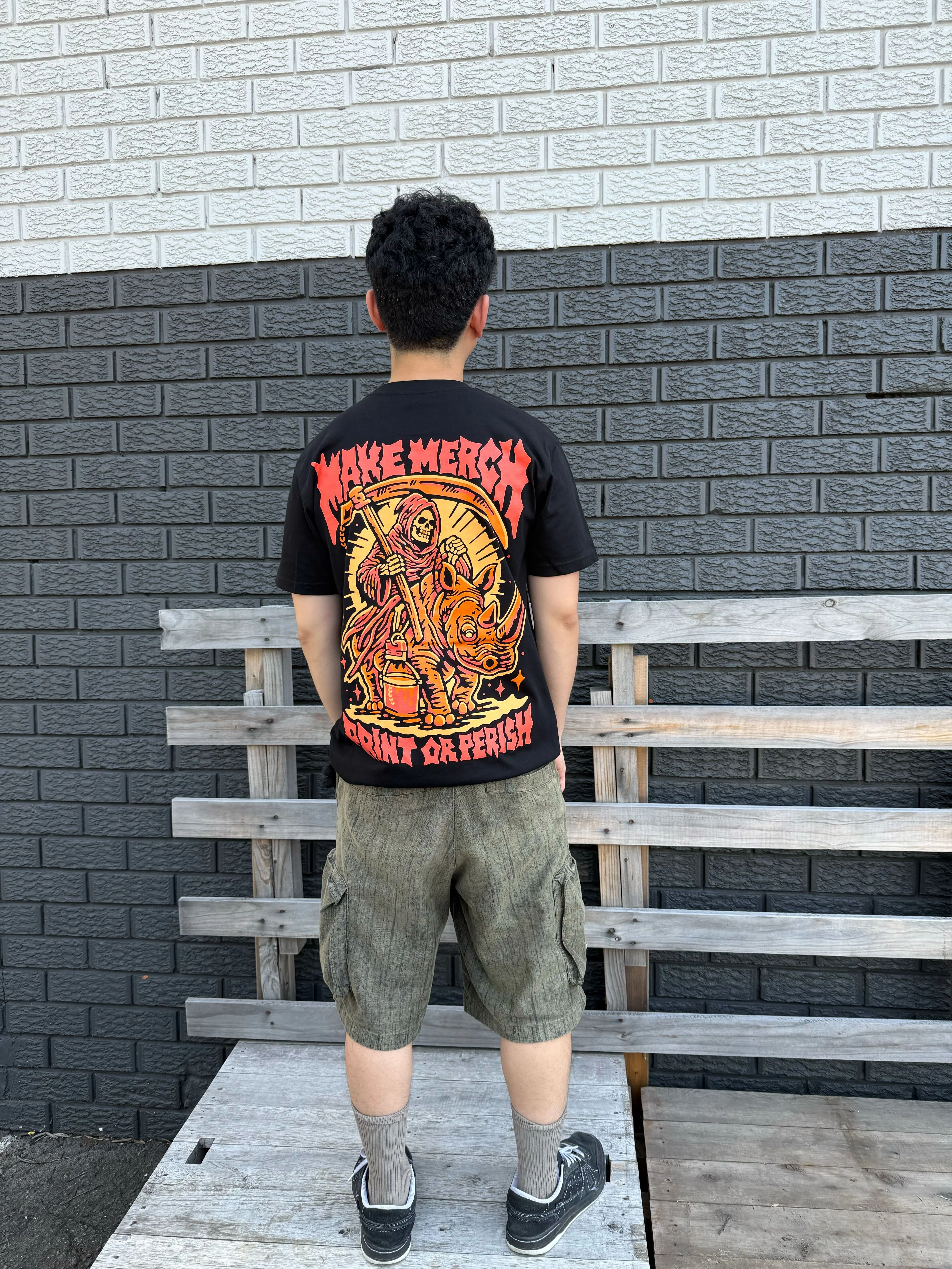MM x Sindy Sinn "Print Or Perish" Red T-Shirt - Image 4
