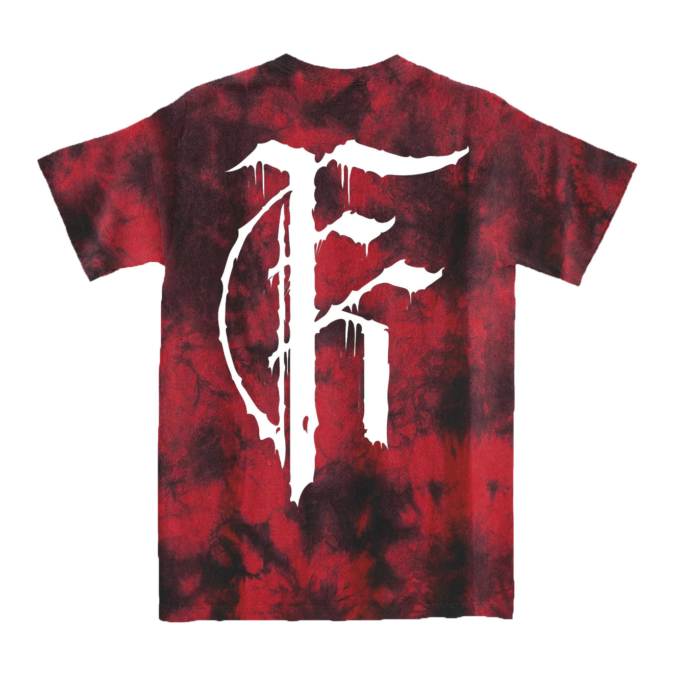 "Red DM" Tie Dye T-Shirt - Image 4