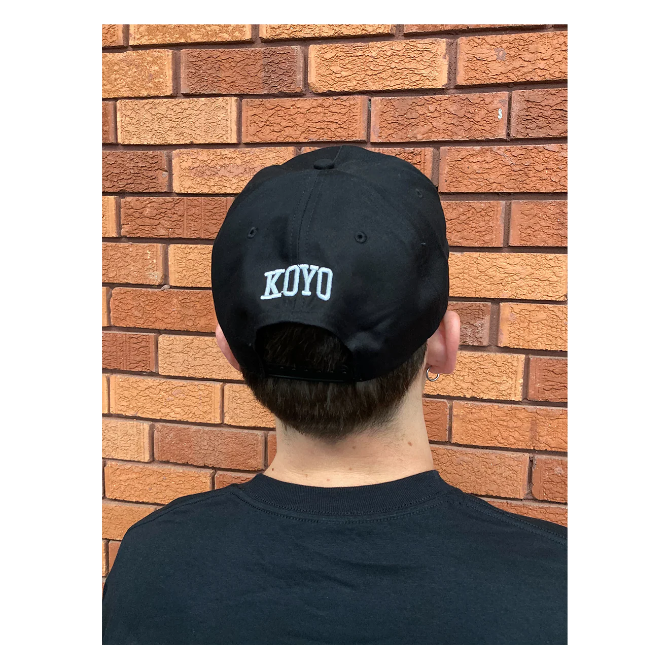"Running Man" Hat (Black) - Image 2