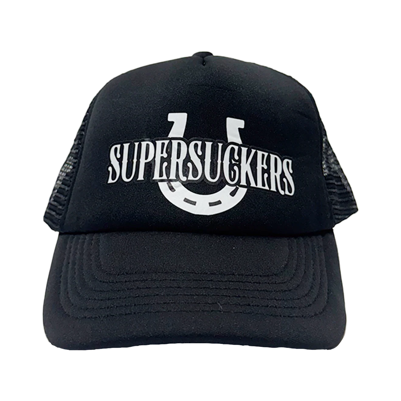 Supersuckers - "Horseshoe" Black Trucker Cap