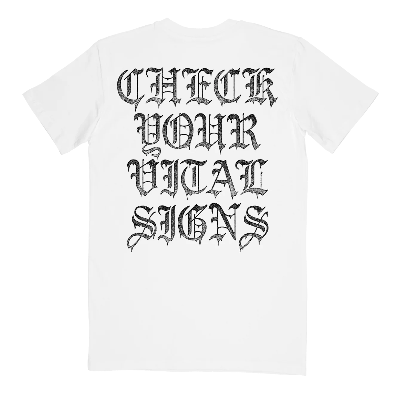 "Vital Signs" White T-Shirt - Image 2