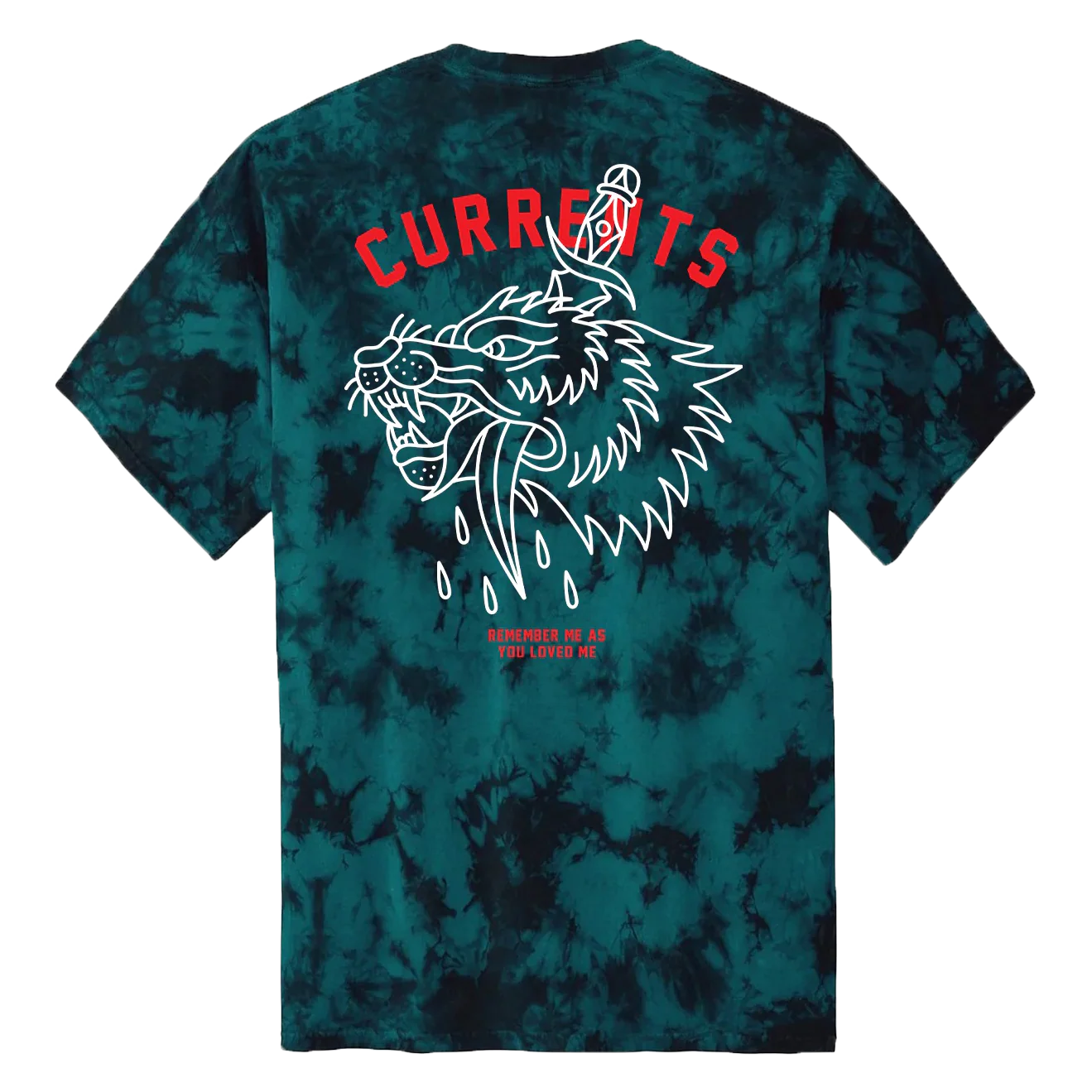 "Wolf Dagger" Tie Dye T-Shirt - Image 4